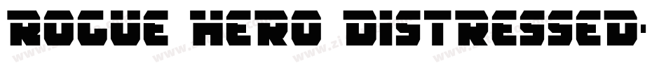 Rogue Hero Distressed字体转换
